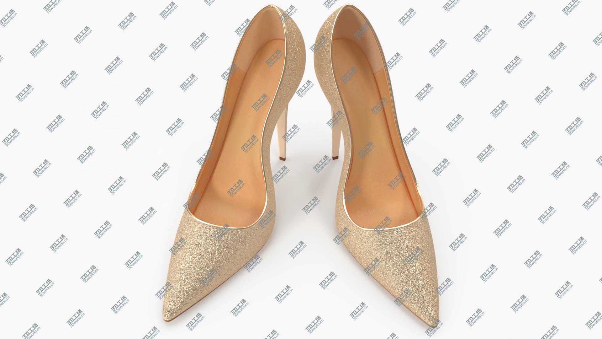 images/goods_img/202105074/Womens Shoes Gold 3D model/3.jpg
